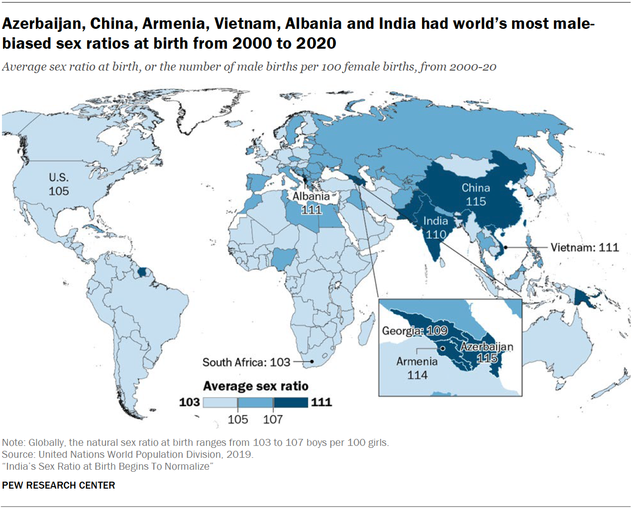 Sidebar Sex Ratios Around The World Pew Research Center 8698