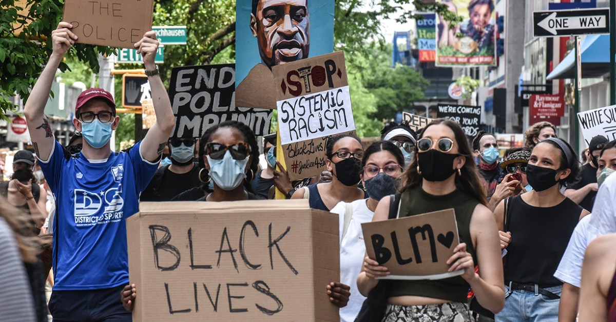 says 'Black Lives Matter'. But the company has deep ties to policing