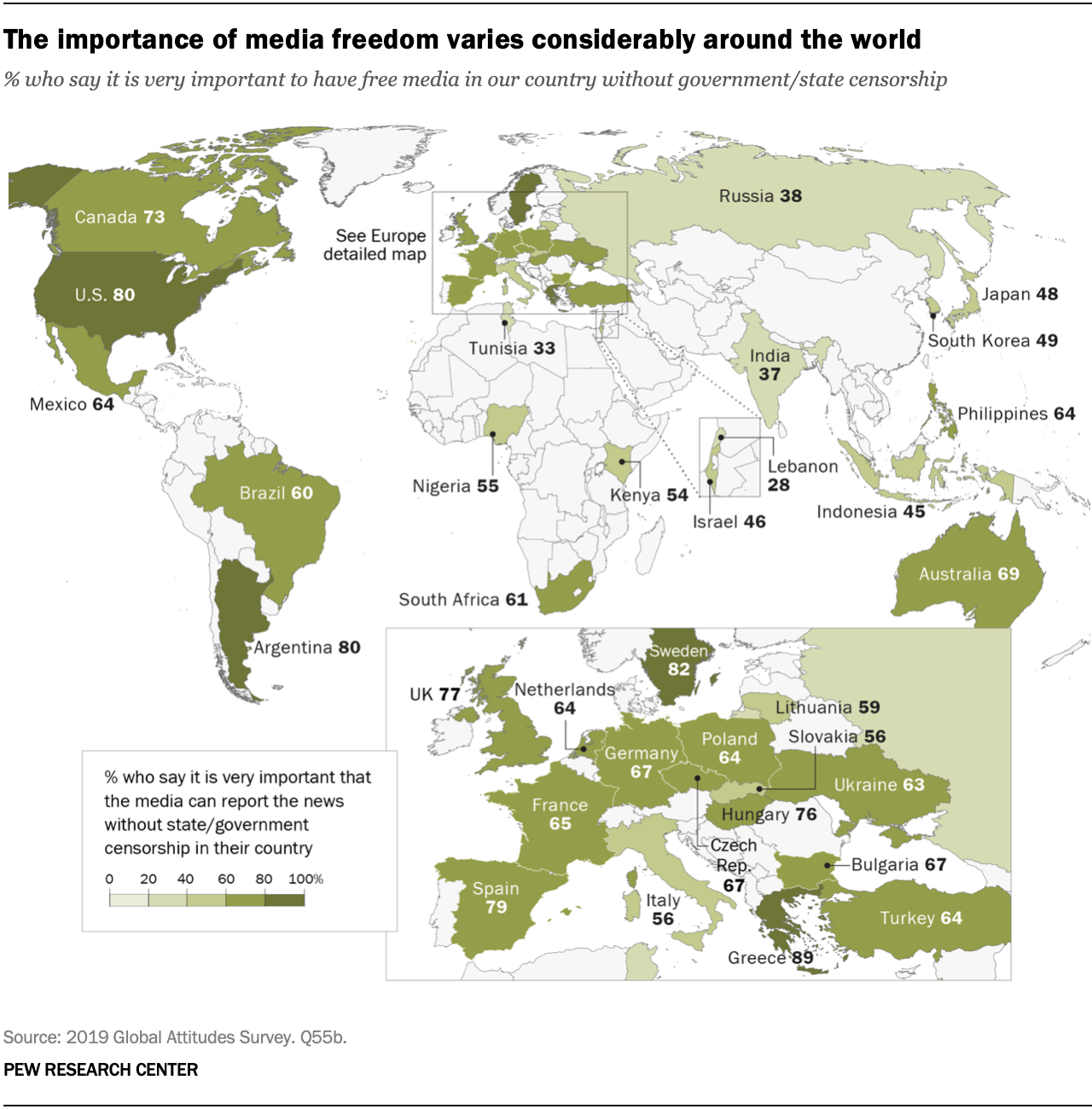 how-people-around-the-world-see-democracy-in-8-charts-pew-research-center