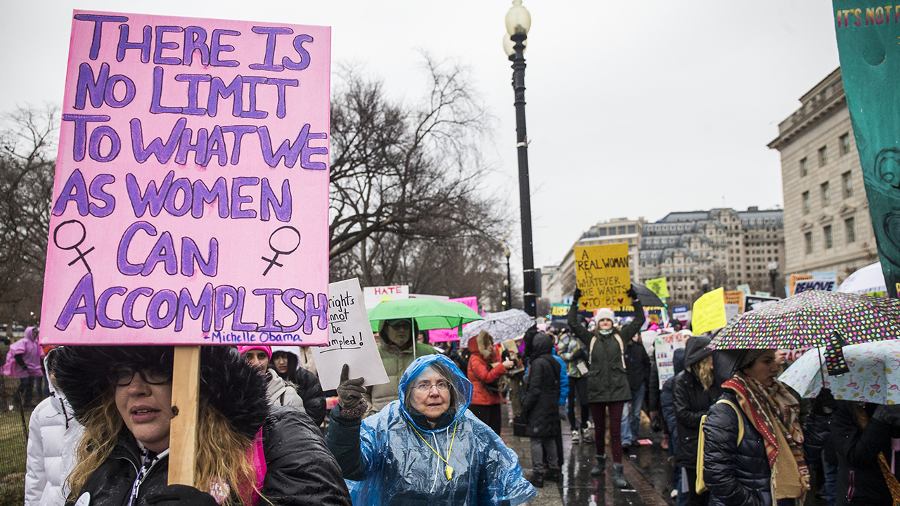 On gender equality activism, Democratic women differ by education Pew