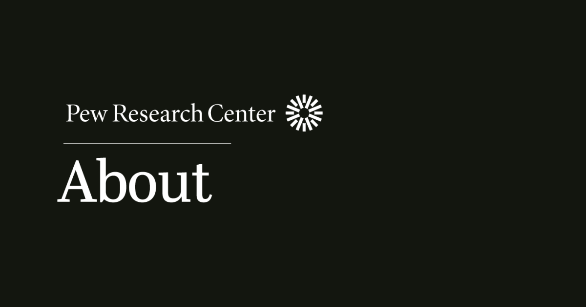 About Pew Research Center Pew Research Center