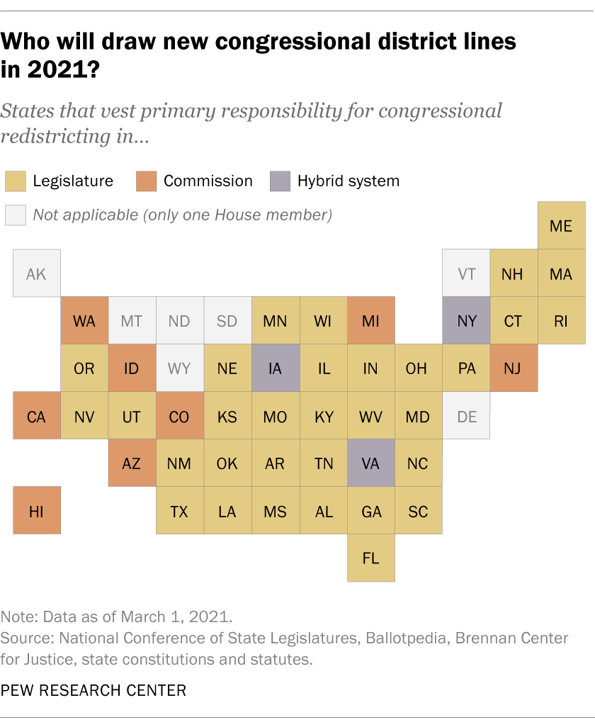 Gop Has Edge In Redistricting As Fewer State Governments Are Divided By