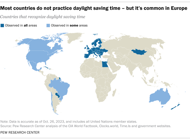What states are no longer doing Daylight Savings Time in 2023?