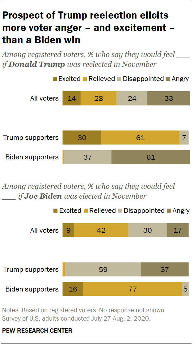 The 2020 Trump-Biden Matchup | Pew Research Center