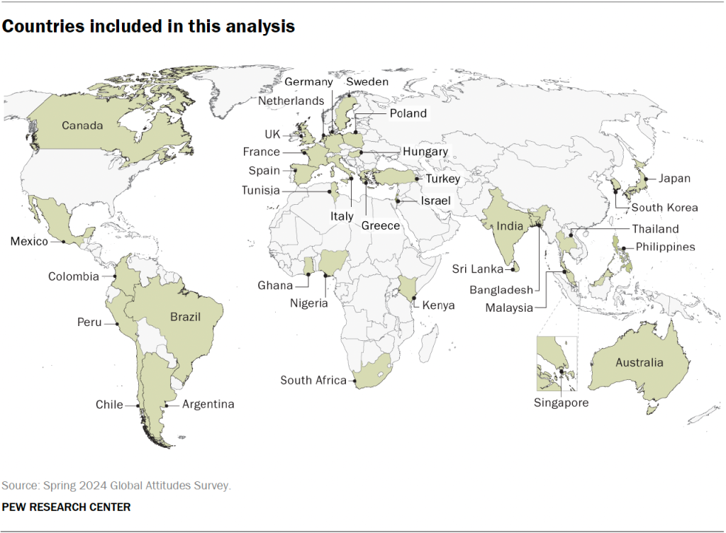 Countries included in this analysis