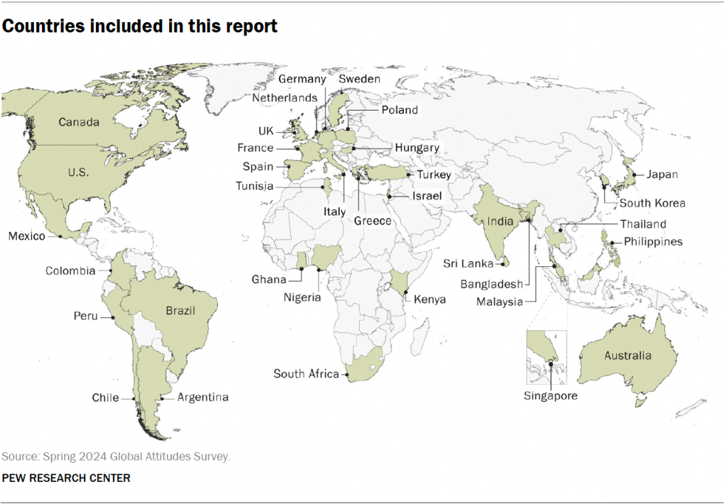 Countries included in this report