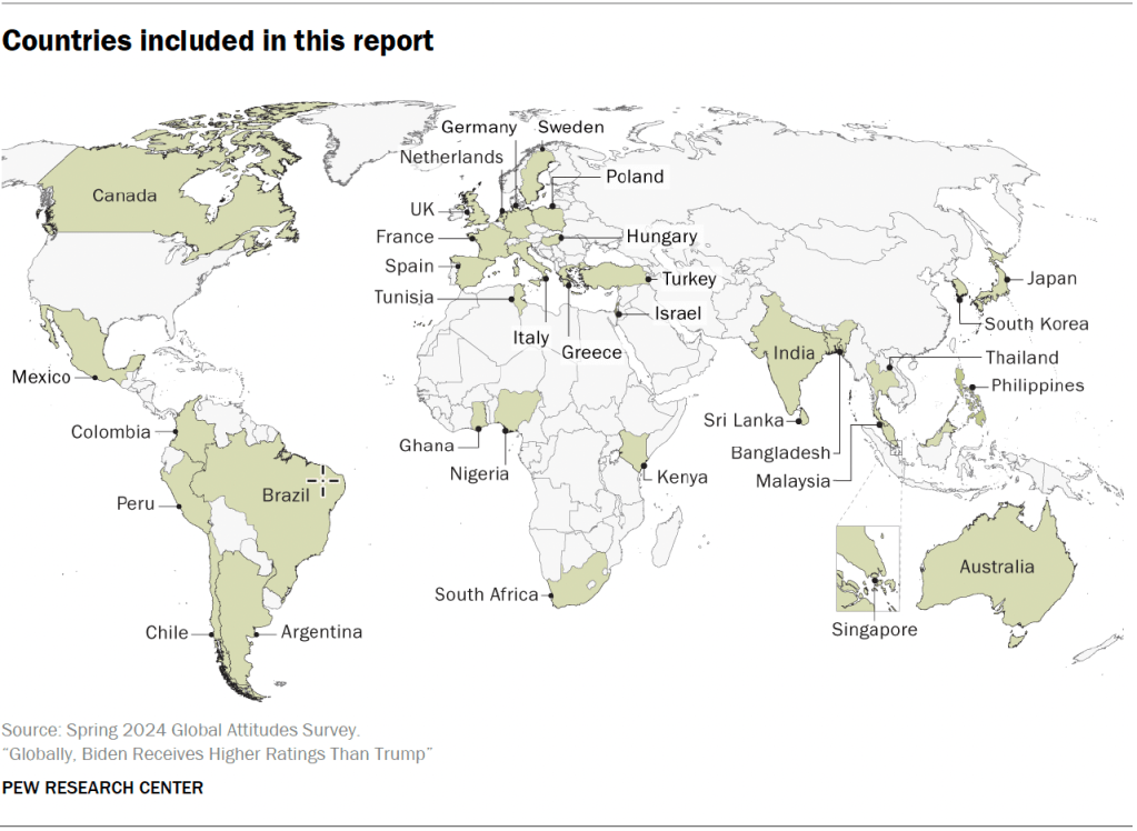 Countries included in this report