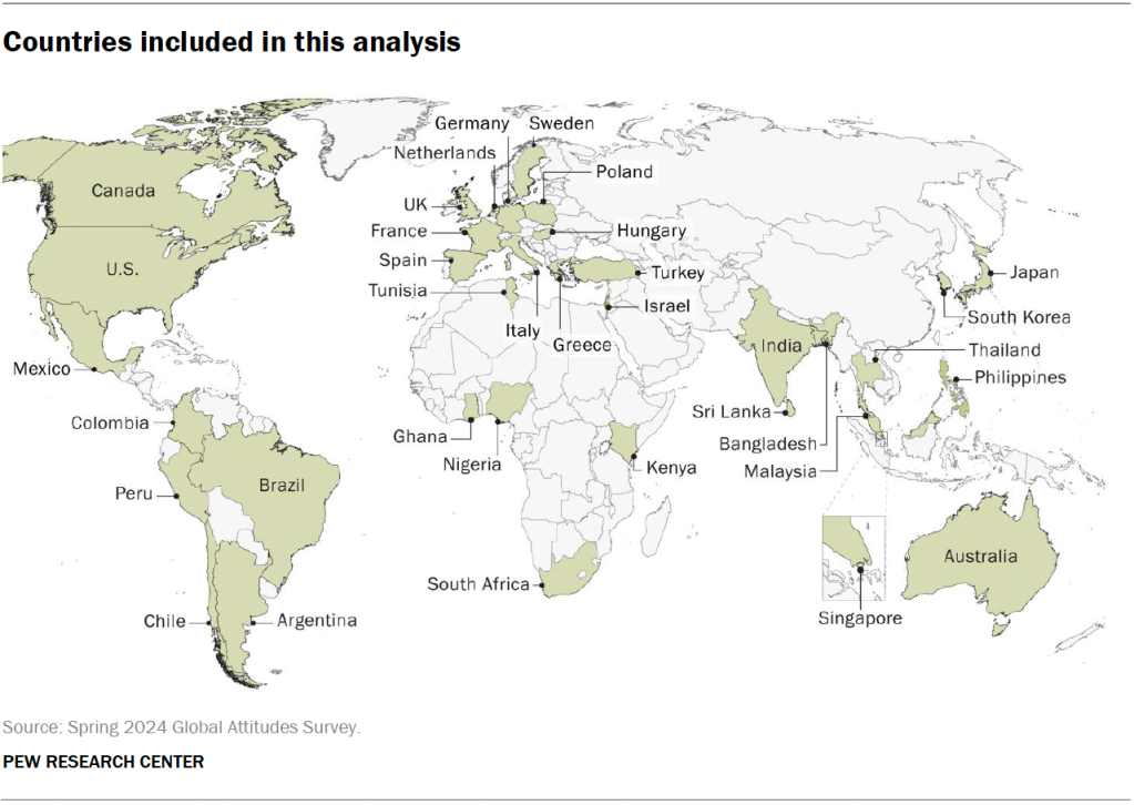 Countries included in this analysis