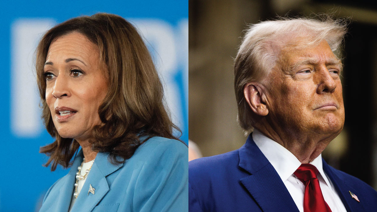 In Tied Presidential Race, Harris and Trump Have Contrasting...